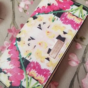 Discontinued Henri Bendel Mirrored Floral Wallet